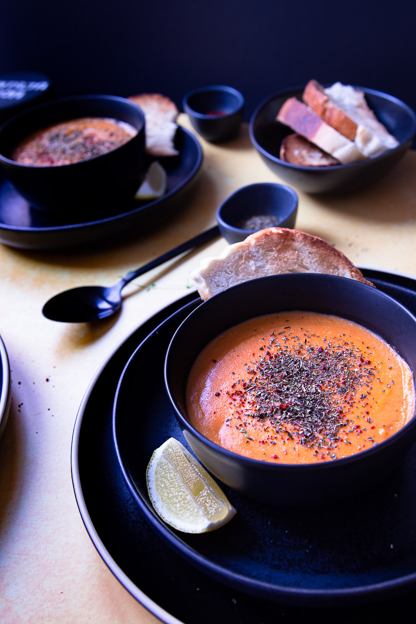 RED LENTIL SOUP MADE WITH RED LENTILS, POTATO, CARROT AND ONION