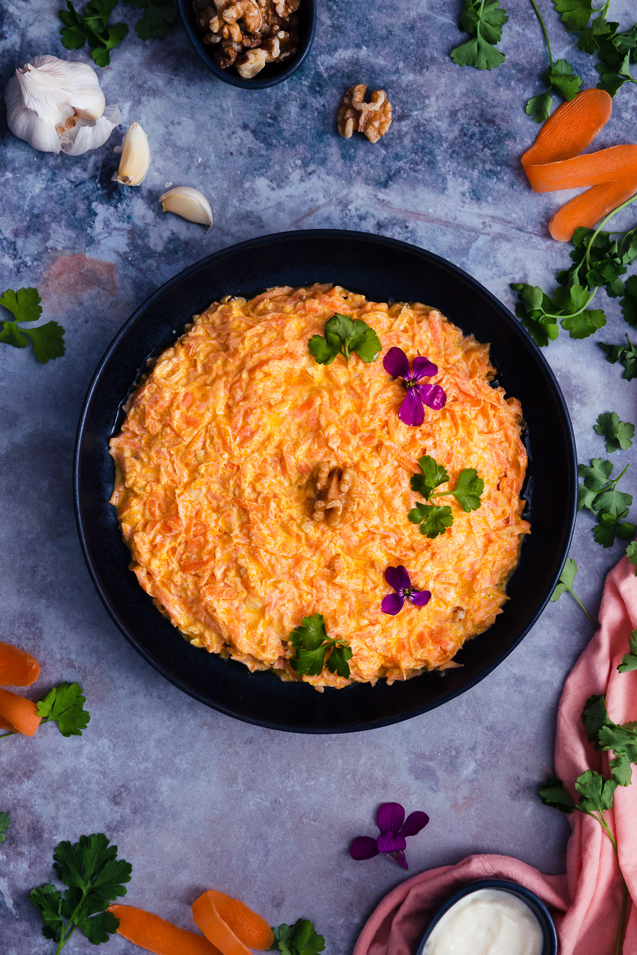 CARROT SALAD WITH YOGHURT, REFRESHING AND LIGHT