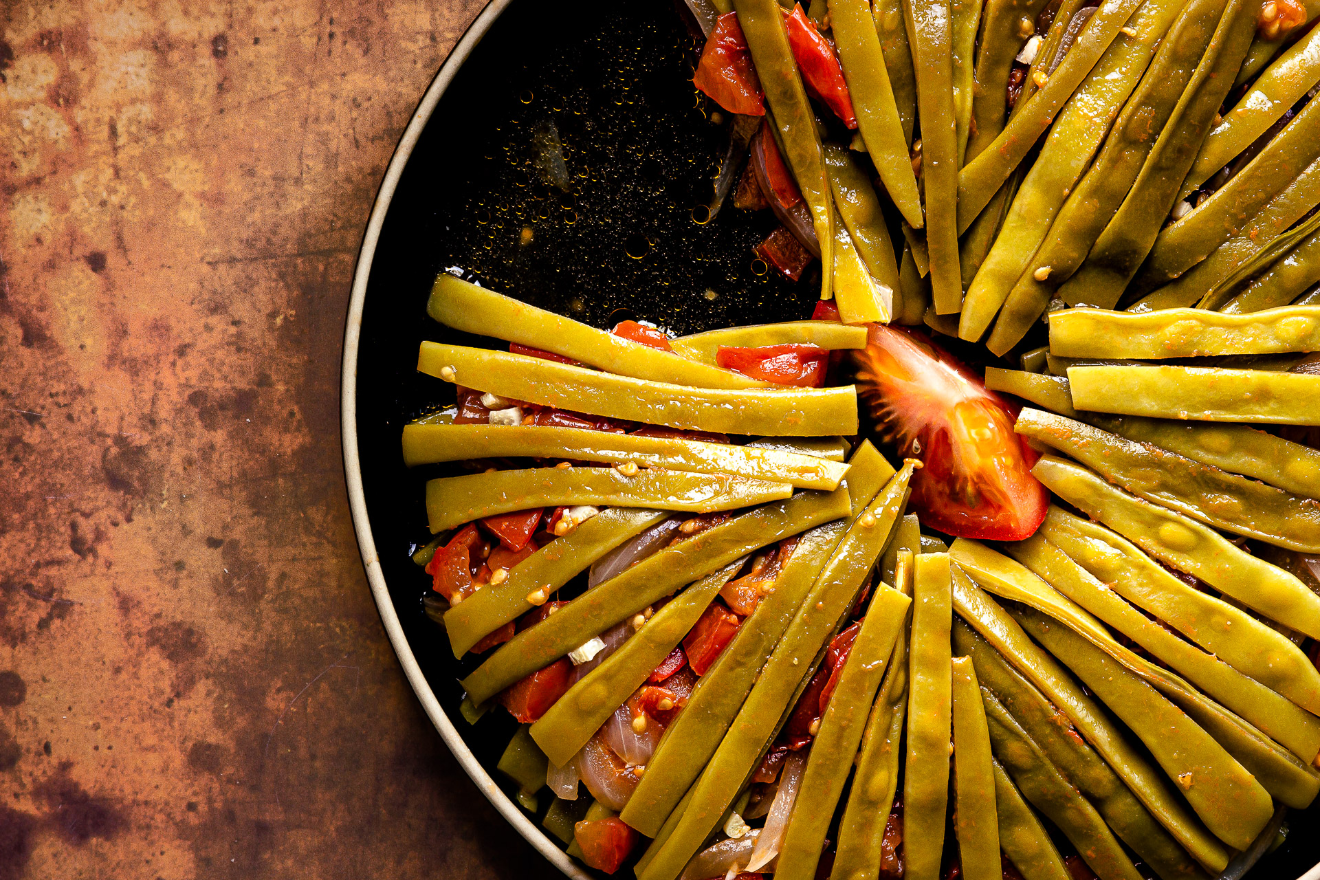 RUNNER BEANS IN OLIVE OIL, EASY VEGAN TURKISH RECIPE