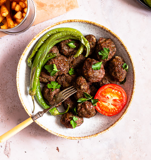 TURKISH MEATBALLS, SUCCULENT, TENDER AND SPICY
