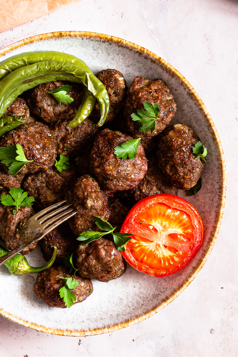TURKISH MEATBALLS, SUCCULENT, TENDER AND SPICY