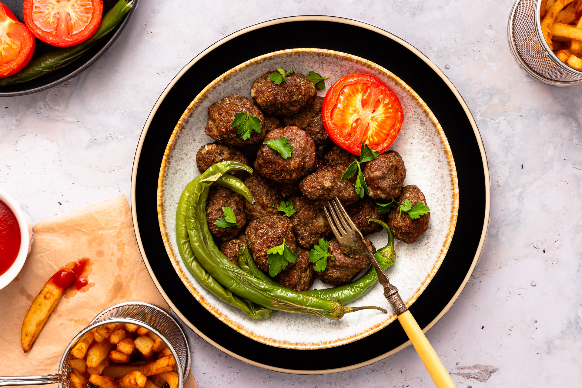 TURKISH MEATBALLS, SUCCULENT, SPICY AND TASTY